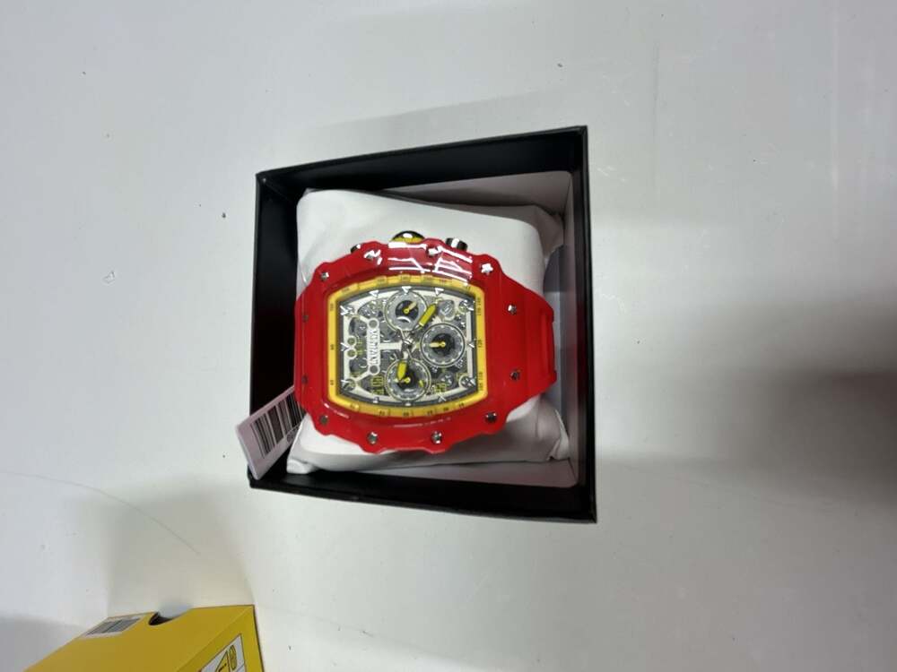 Invicta Men's Specialty Chronograph Red Silicone Watch